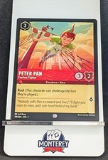 PETER PAN Fearless Fighter NM-Mint Disney Lorcana TCG non holo 119/204 EN1