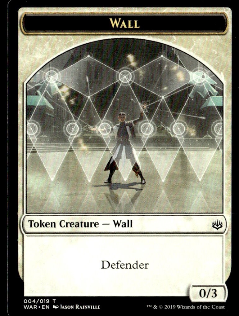 2019 War of the Spark Token Wall Art Common #4 MTG Collectible