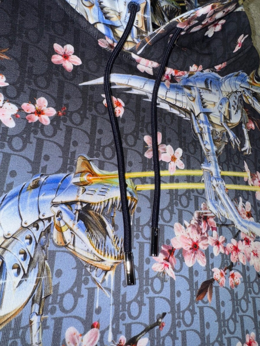 Dior x Sorayama Kim Jones Dinosaur Cherry Blossom Oblique Logo