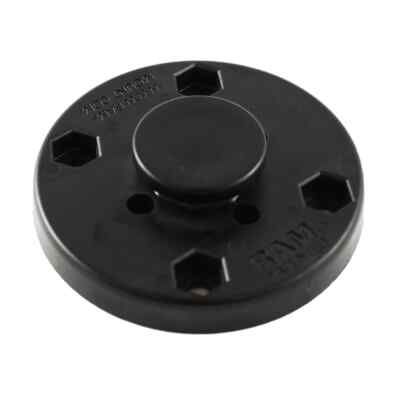 RAM Mount Round Screwdown Plate with Octagon Button RAP-293U