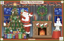 Tot Talk Placemat Merry Christmas/Christmas Around The World Advent Calendar FUN