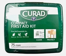 CURAD Compact First Aid Kit 75 piece NEW