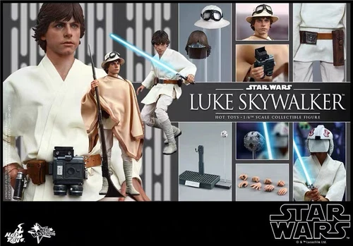 Nuevo Hot Toys MMS297 IV A New Hope 1/6 Luke Skywalker Hamill versión normal en stock