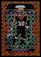 2021 Panini Prizm Orange Lazer Jessie Bates III Cincinnati Bengals #276