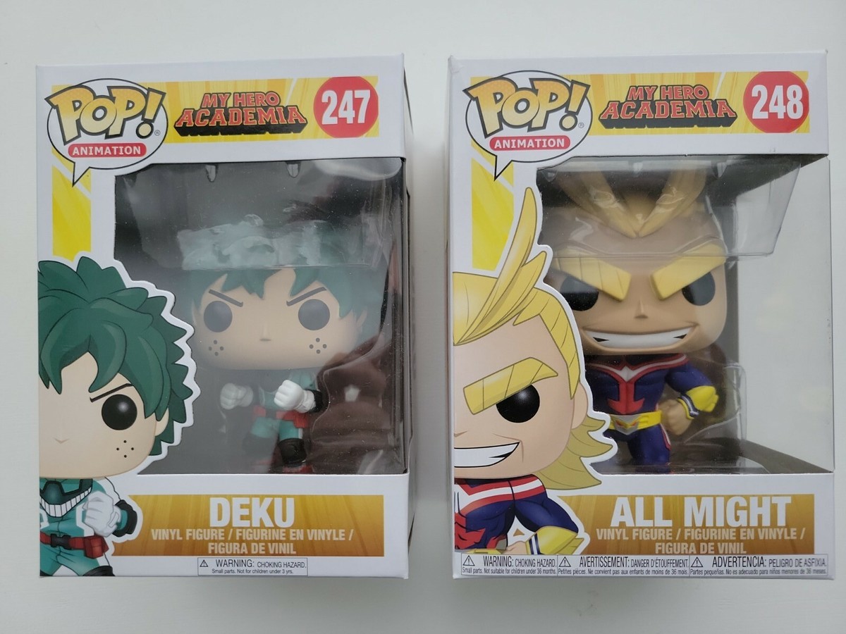 Funko Pop! ANIMATION: MY HERO ACADEMIA bundle both DEKU 247 & ALL