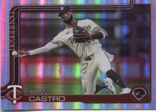 2025 Topps Series 1 WILLI CASTRO Rainbow Foil -MINNESOTA TWINS- #155