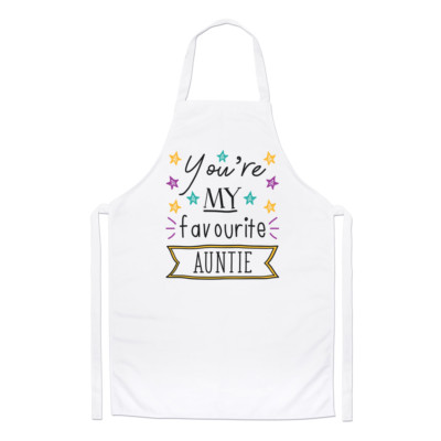 Du bist meine Lieblingstante Sterne Koch Schürze - lustig beste Familie Kochen