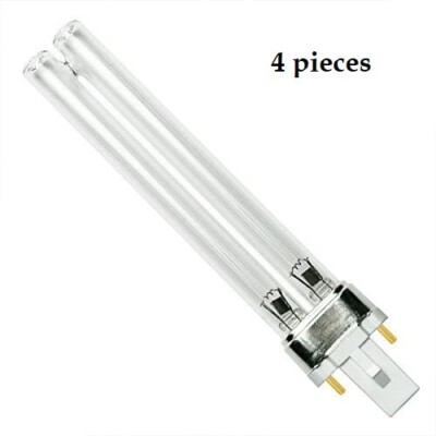4 PCS UV Light Bulbs 13W Watt G23 Base for Jebao SUNSUN Aquarium UVC Sterilizer