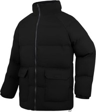 Men's Winter Puffer Bubble Coat Water-Resistant Jacket