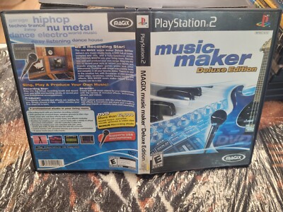 Magix Music Maker Deluxe Edition Ps2 CIB EN Tested Free Shipping in Canada !!