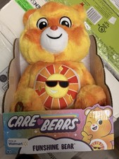 Care Bears  Funshine Bear  Yellow Orange  Plush Stuffed Animal
