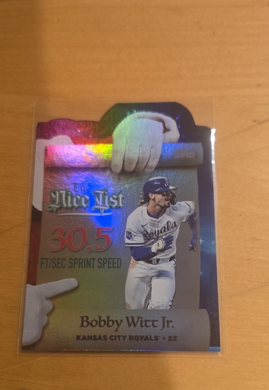 2025 Topps Holiday - Making the Nice List Bobby Witt Jr. #MNL-21