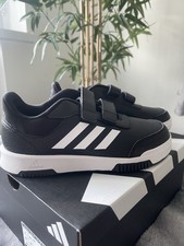 Size UK 2.5 (PS) - adidas Tensaur Sport 2 Low Core Black