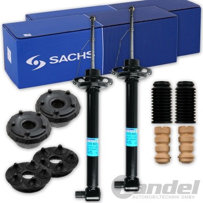 2x SACHS STOßDÄMPFER+DOMLAGER+PROTECTION KIT HINTEN für AUDI A4 B5 auch AVANT