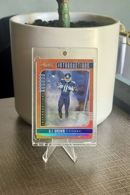 2019 Panini Absolute - Introductions A.J. Brown #1 Spectrum Orange /75 (RC)