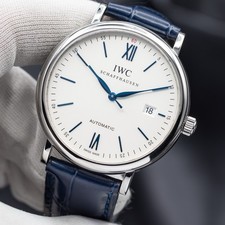 IWC Portofino Automatic 40mm White Dial Blue Hands IW356527 - 2022 Complete Set 15
