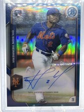2015 Bowman Chrome Rookie Blue Refractor /150 Dilson Herrera #BCAR-DH Auto RC