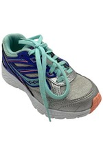Saucony Kid's Girl Cohesion 14 LTT Sneakers Silvr/Periwinkle/Turquoise