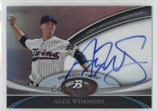 2011 Bowman Platinum Prospect Auto Alex Wimmers #BPA-AW Auto 9ki