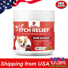 Dog Allergy Chews - Itch Relief for Dogs - Dog Allergy Relief - 150 Chews