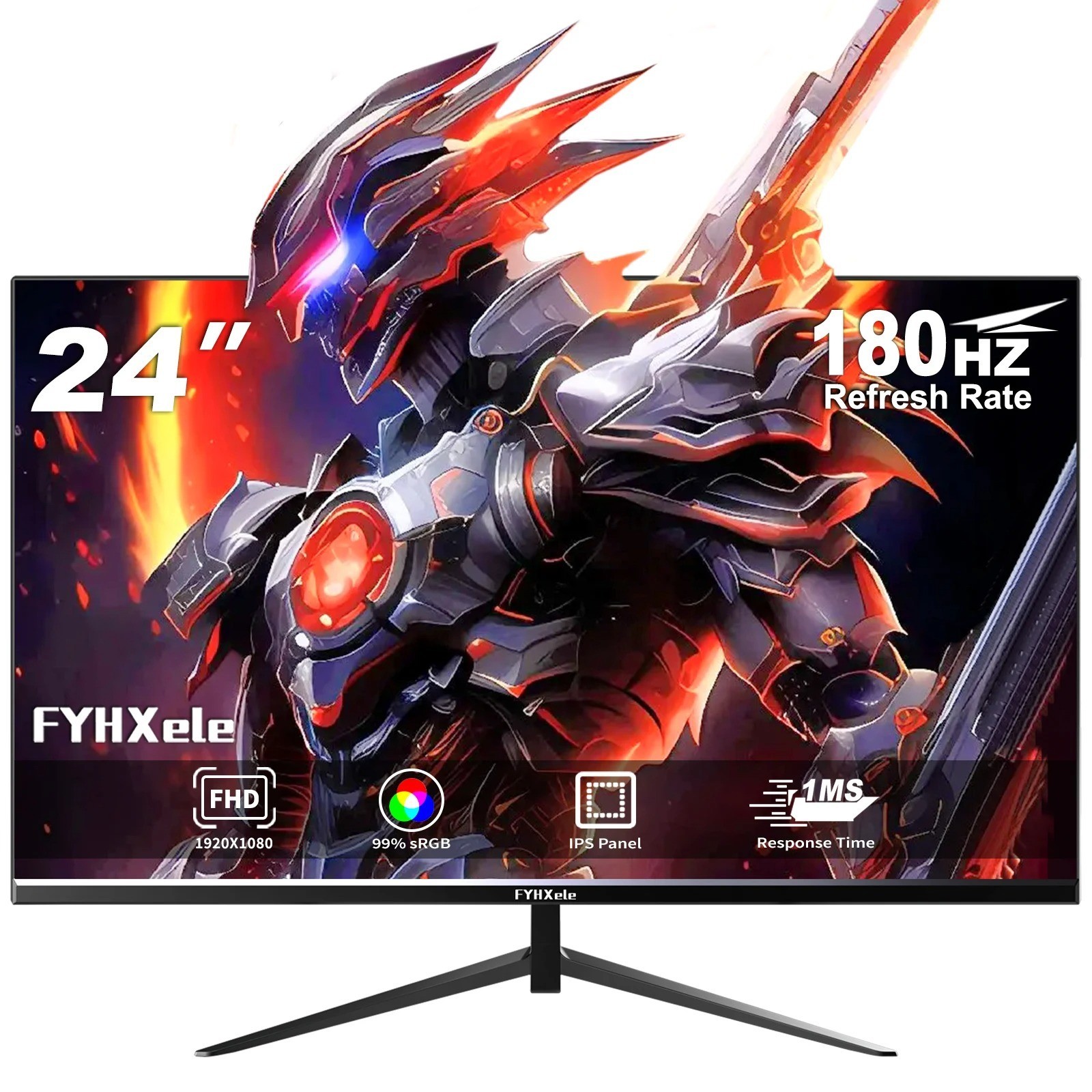 Moniteur Gaming FHD Écran Sans Saccade G-Sync avec Protection des Yeux