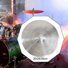 Low Volume Practice Cymbal Drummer Practice Alloy Drum Cymbal for Beginners