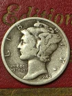"BUY IT NOW"   1942-D  Mercury SILVER Dime  VERY GOOD+  (VG+) Cond  "BUY IT NOW"