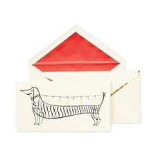10- Kate Spade DACHSHUND🎄Jingle All the Way HOLIDAY Boxed Cards CHRISTMAS New