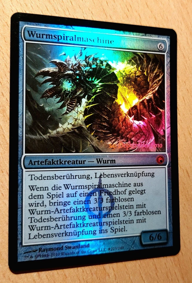 MTG Magic: # FOIL # Wurmspiralmaschine, Wurmcoil Engine, DEUTSCH, Nearmint  - Bild 3 von 4