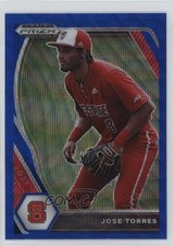 2021 Panini Prizm Draft Picks Blue Wave Prizm Jose Torres #PDP89 07rd