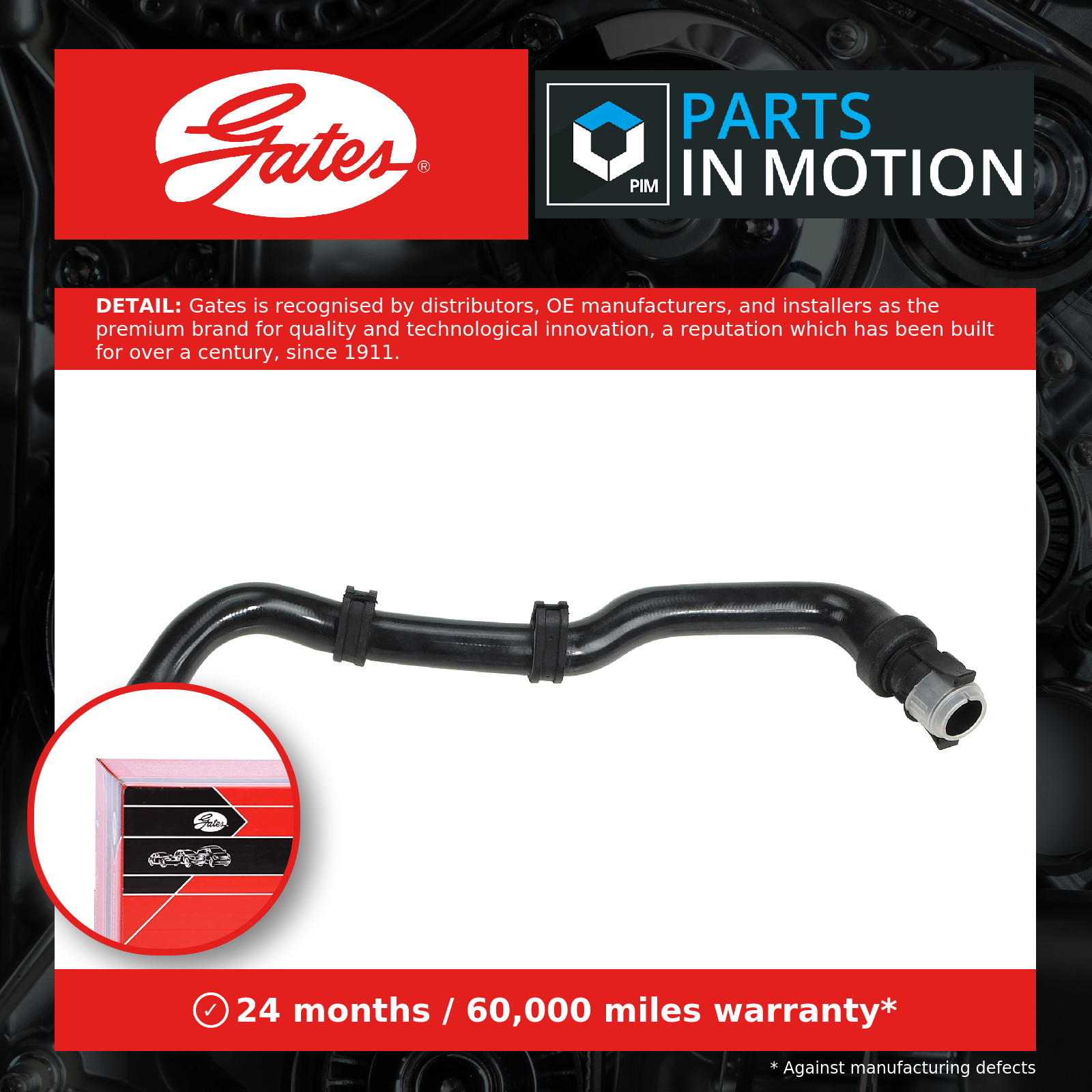 Fits GATES-PRZEWODY 3843 RADIATOR JOSE - Image 20
