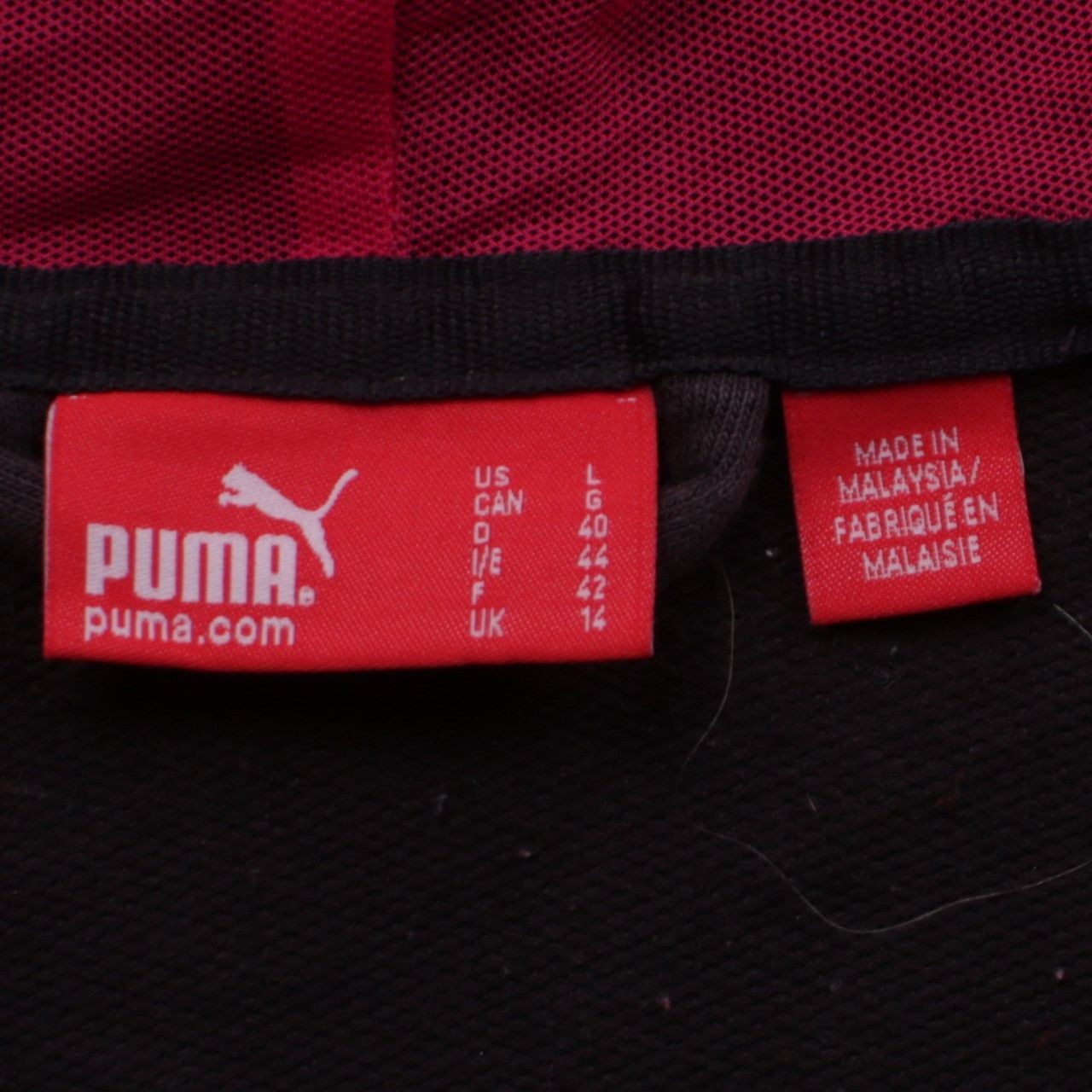 Puma Black Hoodie Womens L image 4