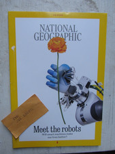 National Geographic Magazine MEET THE ROBOTS September 2020