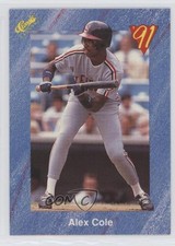 1991 Classic Update Blue Travel Edition Alex Cole #T36 0q3