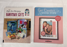 Paper Art Workshop: Handmade Gifts Get Creative with Type Books Set of 2