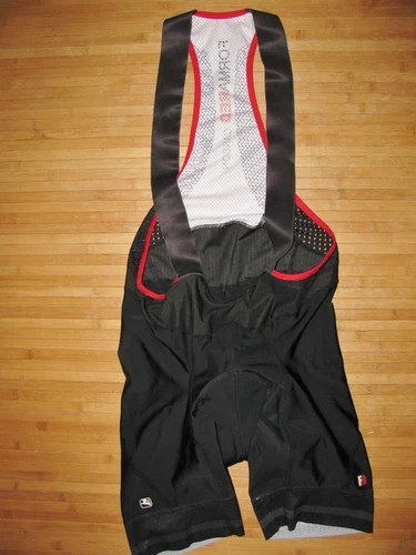 GIORDANA Cycle Bicycle BIB Shorts BIKE Size XL Nylon Spandex FORMARED CARBON