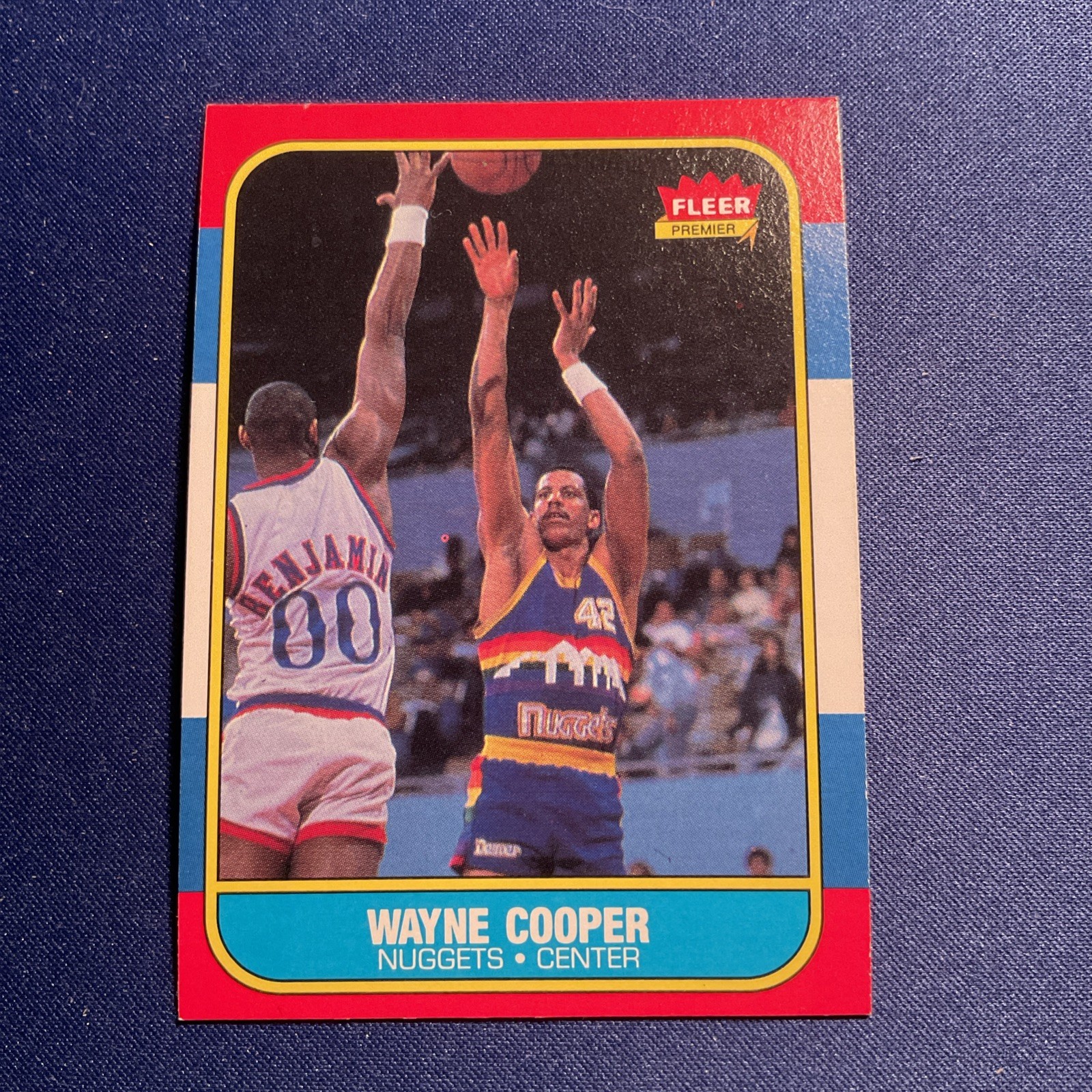 1986-87 Fleer #18 Wayne Cooper Nuggets NM/MT