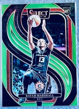 2025 WNBA Select Prizm GREEN 🟢 RAYAH MARSHALL 71/75 SP🔥 #167 Sun PREMIER