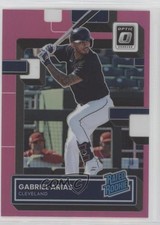 2022 Panini Donruss Optic Rated Rookie Pink Prizm Gabriel Arias #187 0y59