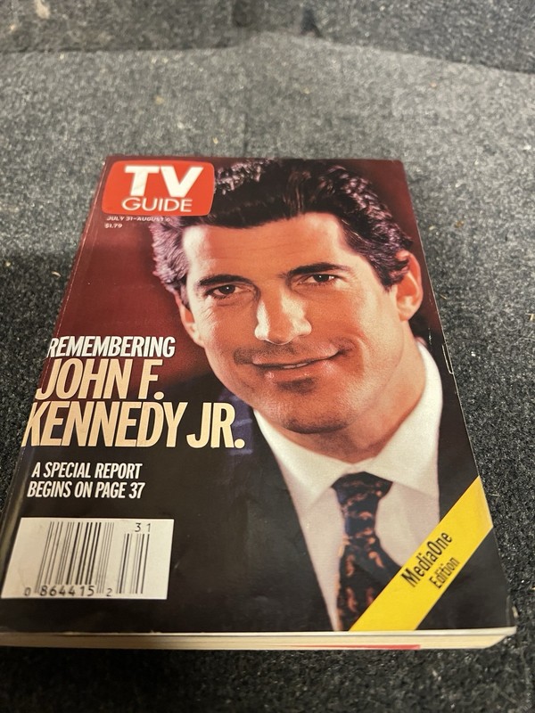 TV Guide John F Kennedy Jr  July 1999 Boston