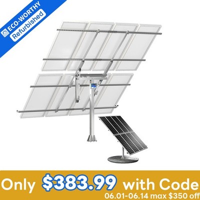 ECO-WORTHY Solar Panel Dual Axis Tracking System Tracker Controller For 10PCS
