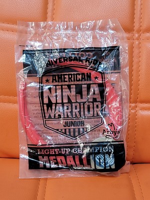2021 Arbys Kids Meal American Ninja Warrior Junior Light up Champion Medallion
