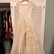 Vintage 1965 Lace wedding dress altered in 1996 