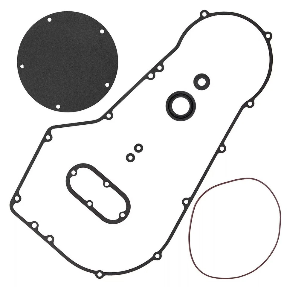 FOR HARLEY SOFTAIL DYNA MODELS 1994-2005 PRIMARY CLUTCH COVER GASKET SEAL KIT US - Image 2 of 4