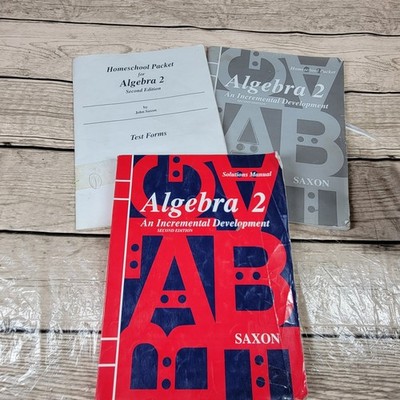Saxon Algebra 2 Homeschool Packet Second Edition 9781565770799 /Test Forms