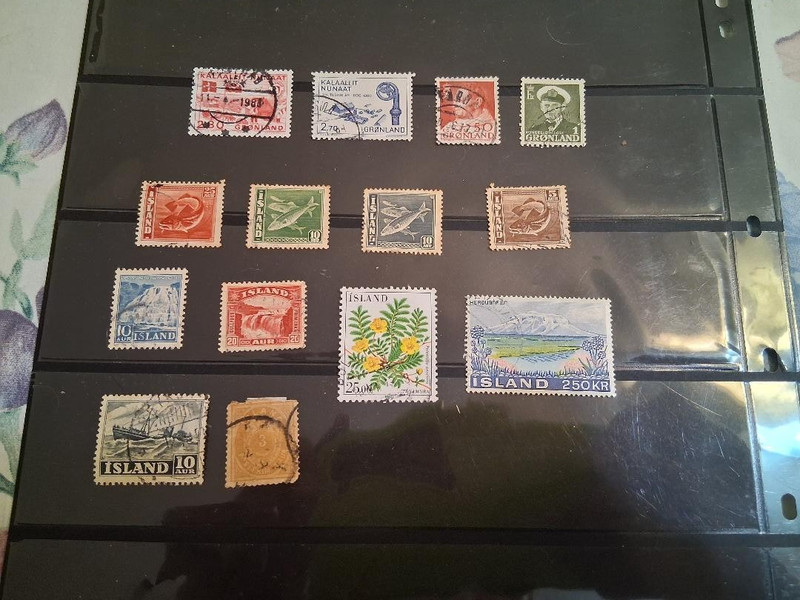 GREENLAND/ICELAND USED COMBINATION (LOT 44  NEW LOWER PRICE