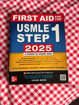 First aid for the USMLE step 1 (2025)