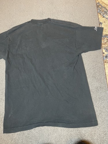 Vintage Loon Lake Owl Tee Shirt XL Black Single Stitch Vintage - Picture 12 of 12