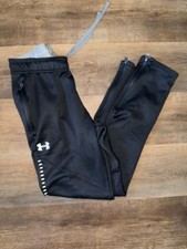 UA Under Armour Knit Warm-Up Pants Stealth Gray Men's Size Medium