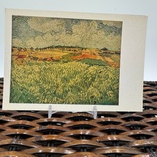 Vintage Vincent Van Gogh Postcard – La Pianura Presso Auvers Italy Printed
